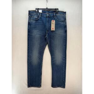 LEVI'S 513 MEN'S 38X30 SLIM STRAIGHT FLEX JEANS MEDIUM WASH